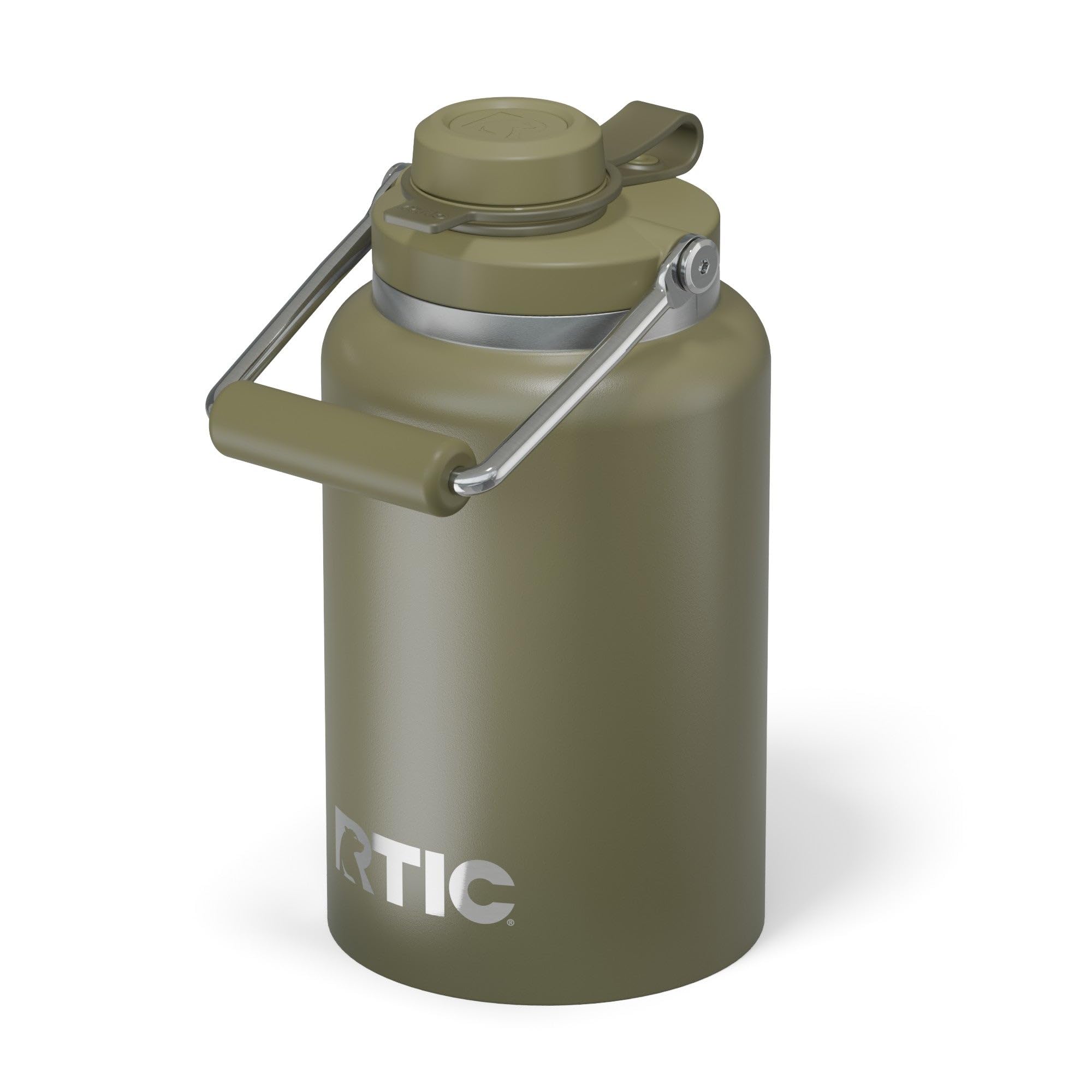 RTIC Outback Jug ceramic interior preserves flavor on outdoor hikes.