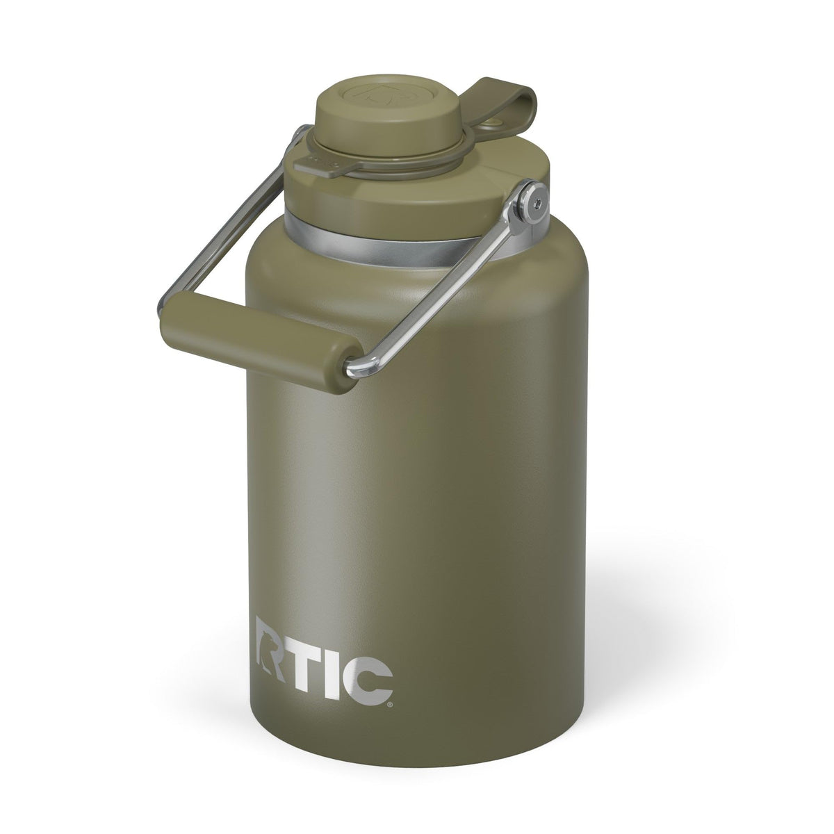 RTIC Outback Jug ceramic interior preserves flavor on outdoor hikes.
