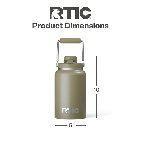 RTIC Outback Jug double-wall insulation keeps beverages cold or hot.
