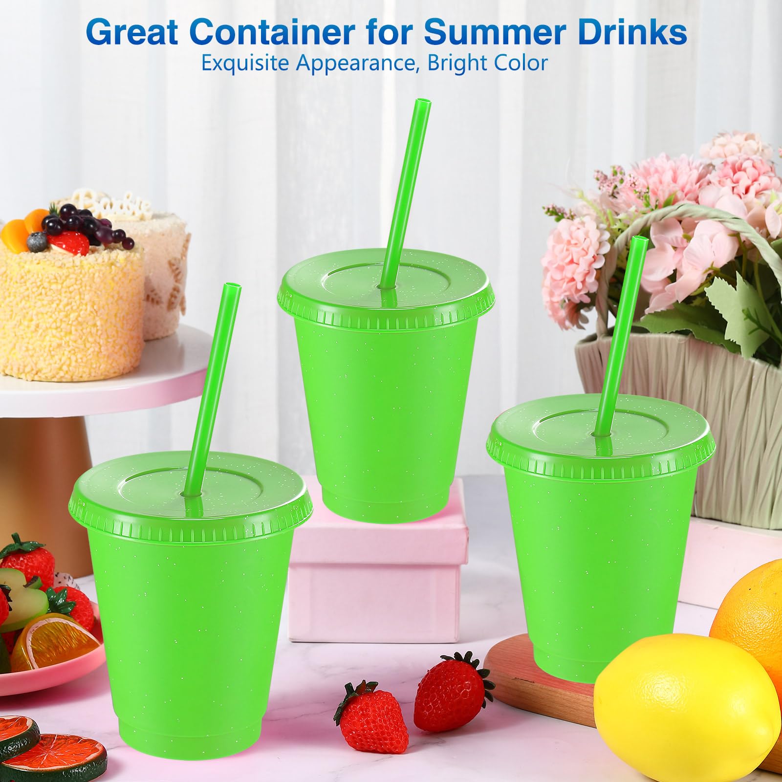 Party-ready Rtteri cups with lids and straws, perfect for celebrations