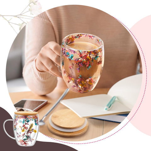 Rtteri eternal flower pattern mug adds subtle elegance