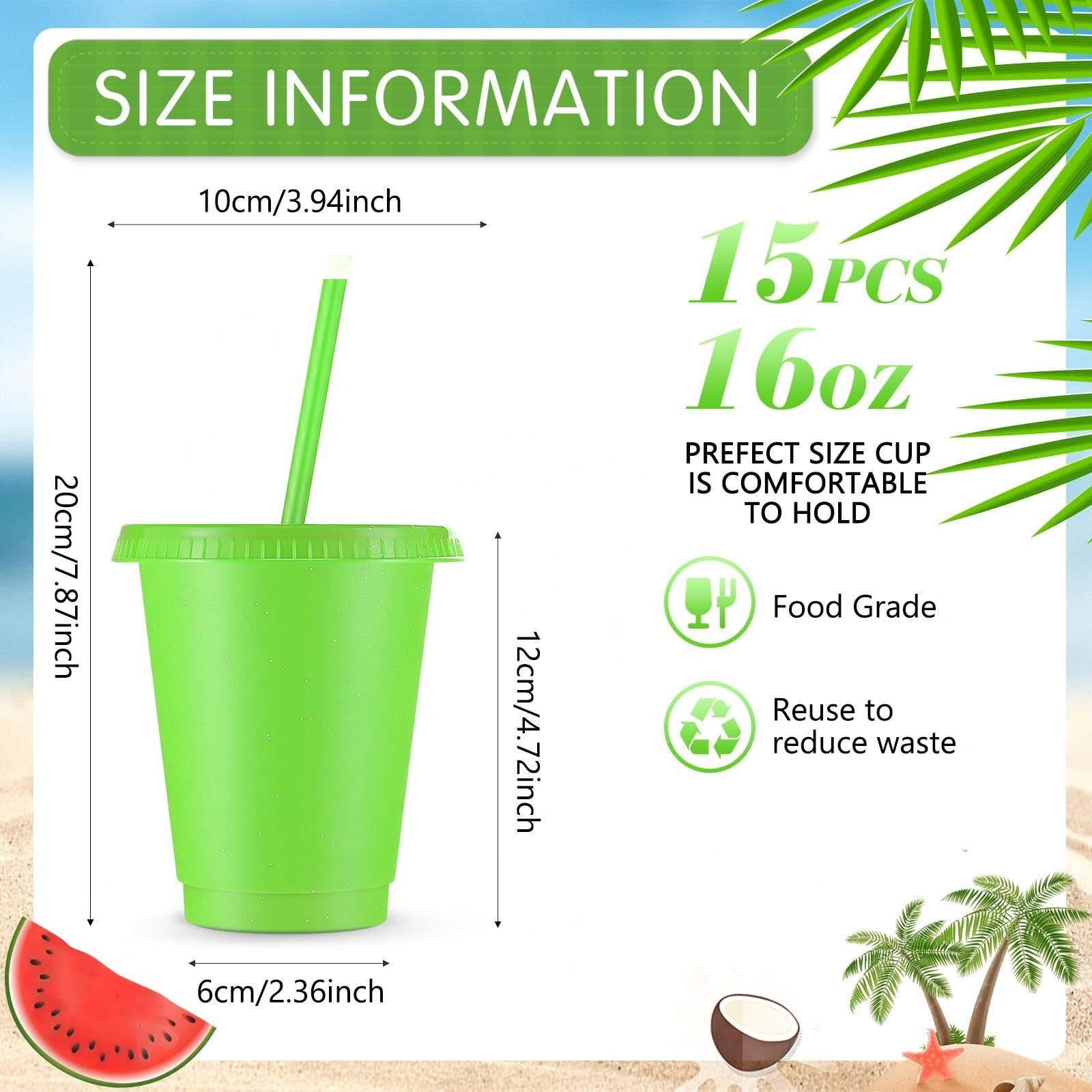 Rtteri reusable cup with secure lid, ideal for travel and daily hydration