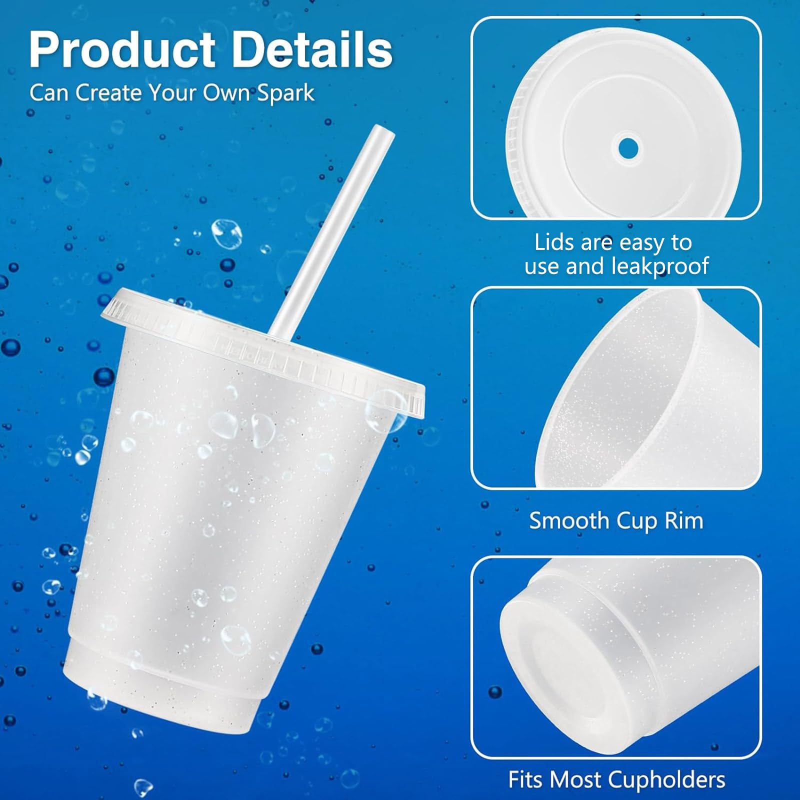 Rtteri leak-proof cup with lid and straw attachment for spill-free use.