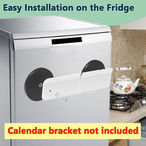 Magnet Mount for Skylight Calendar 15-Inch features scratch-resistant rubber coating to protect surfaces.