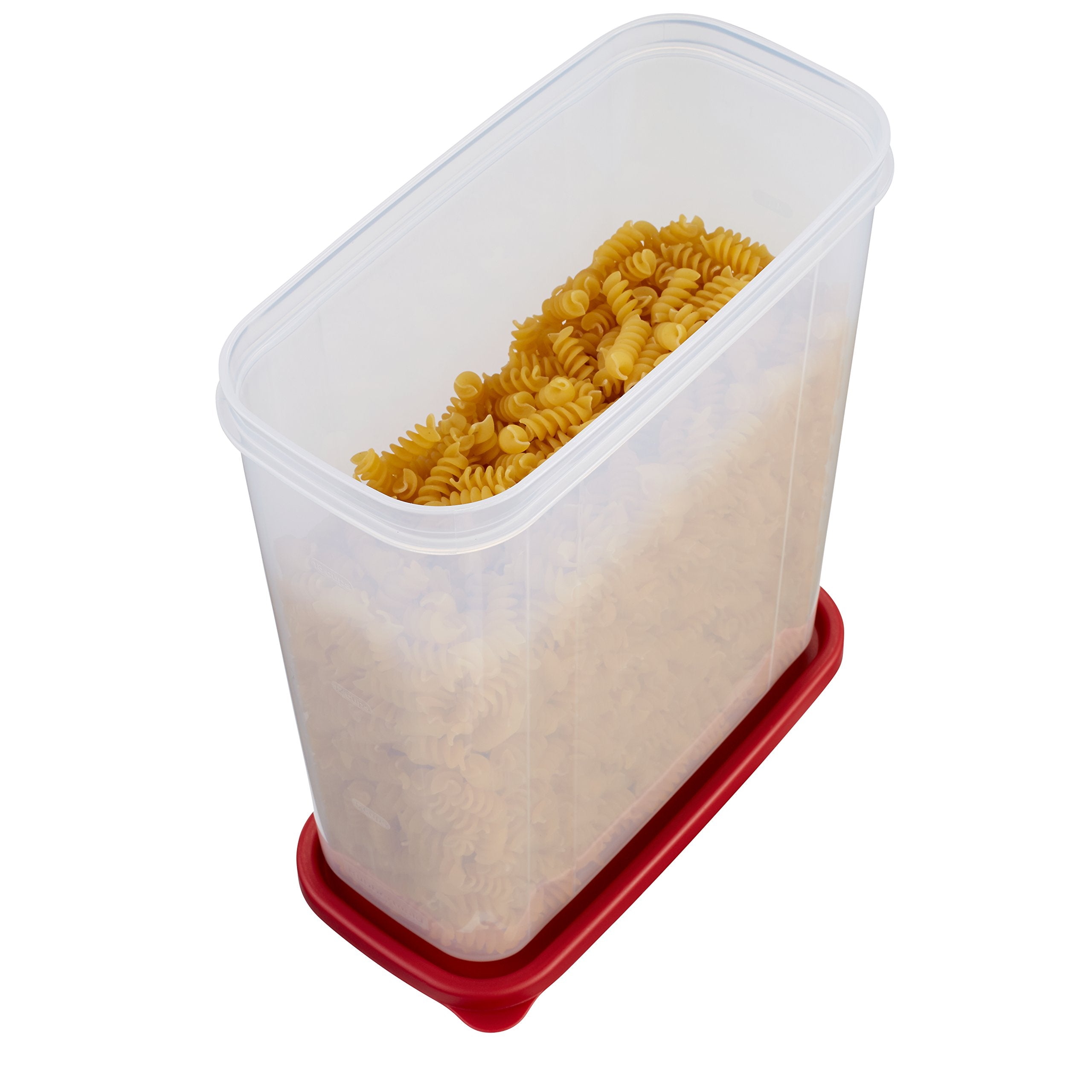 Rubbermaid 21C dry food container measurement marks simplify portions
