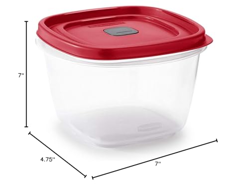 Rubbermaid BPA-free storage set, safe for microwave, dishwasher, and freezer.