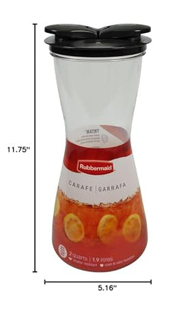 Rubbermaid carafe durable plastic for daily use