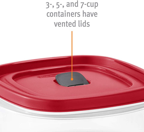 Rubbermaid Easy Find Lid Square 5-Cup containers are dishwasher-safe and BPA-free.