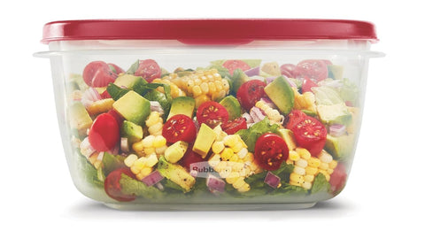 Rubbermaid Easy Find Lids microwave-safe containers ready for quick reheating