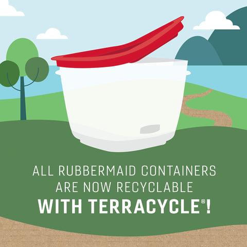 Rubbermaid EasyFindLids 12-piece set keeps lids with bases for quick pairing