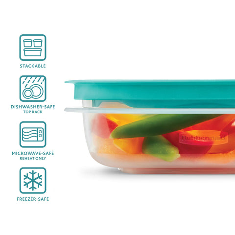 Rubbermaid EasyFindLids BPA-free product made in USA for safe storage