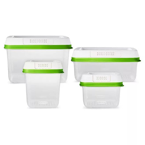 Rubbermaid FreshWorks large standard container with lid for easy fridge organization