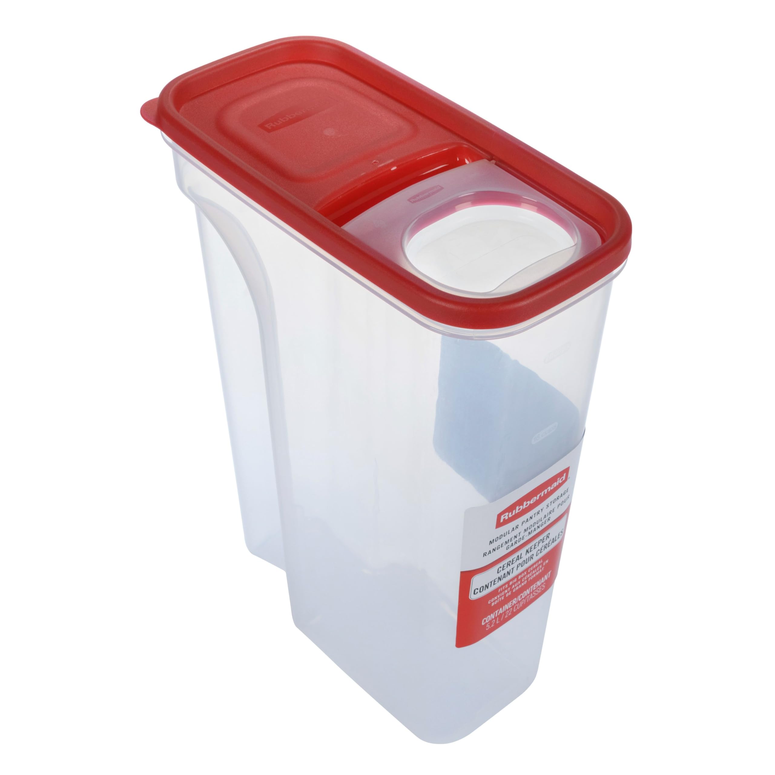 Rubbermaid Modular Cereal Keeper Large for quick access during busy mornings.