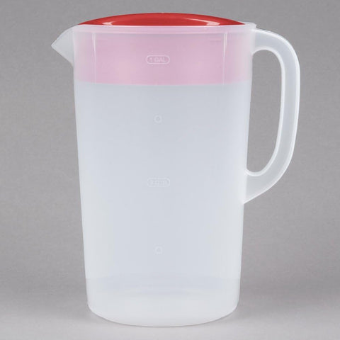 Rubbermaid Pitcher Classic 1-Gallon features a large, comfortable handle for easy pouring.
