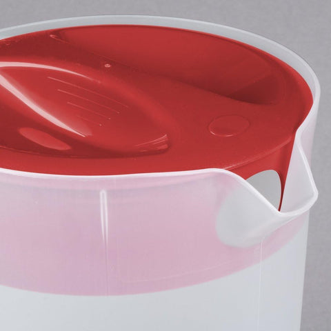 Rubbermaid 1-Gallon pitcher ideal for lemonade, iced tea, and water at gatherings.