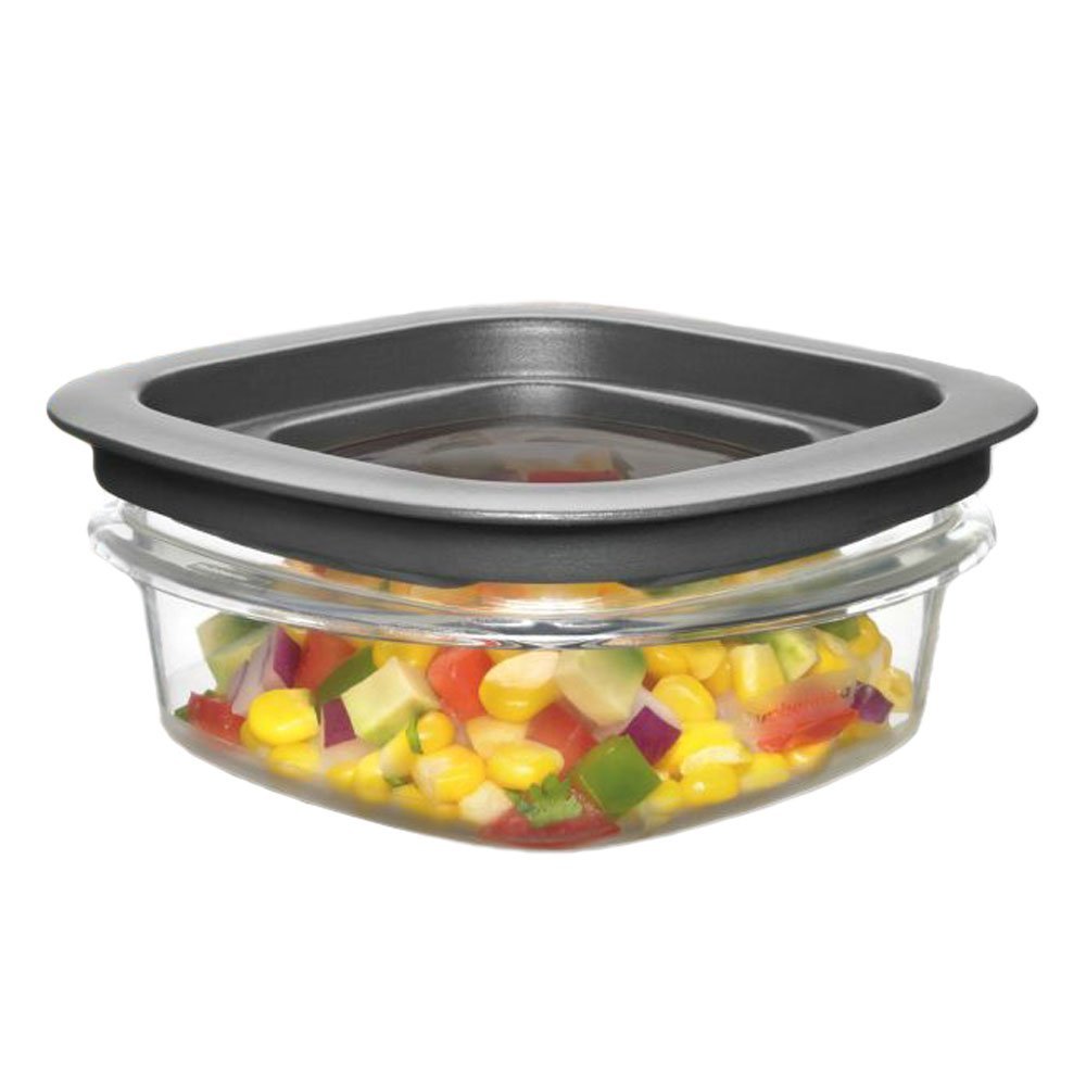 Rubbermaid Premier 1.25-cup container with clear, stain-resistant Tritan for fresh meals.