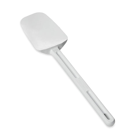 Rubbermaid spoon-shaped spatula with concave blade for precise scooping and spreading
