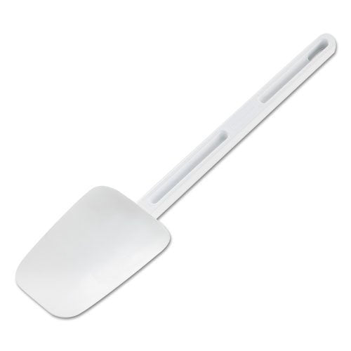 Rubbermaid spoon-shaped spatula with one-piece handle for durability in busy kitchens