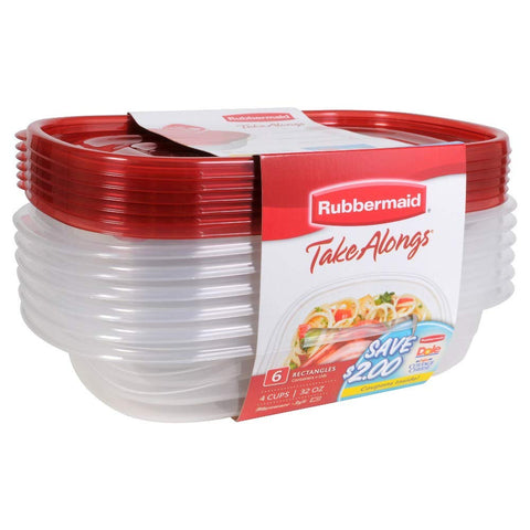 Rubbermaid TakeAlongs stackable lids simplify storing and stacking in the fridge.