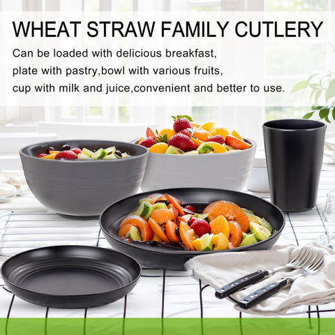 Rubtlamp stackable dinnerware, space-saving design for tidy kitchen storage.