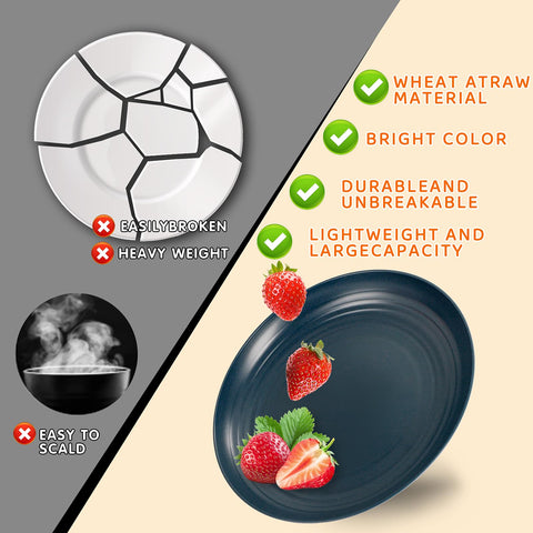 Rubtlamp wheat straw bowls are deep and versatile for grains, salads, and fruit.