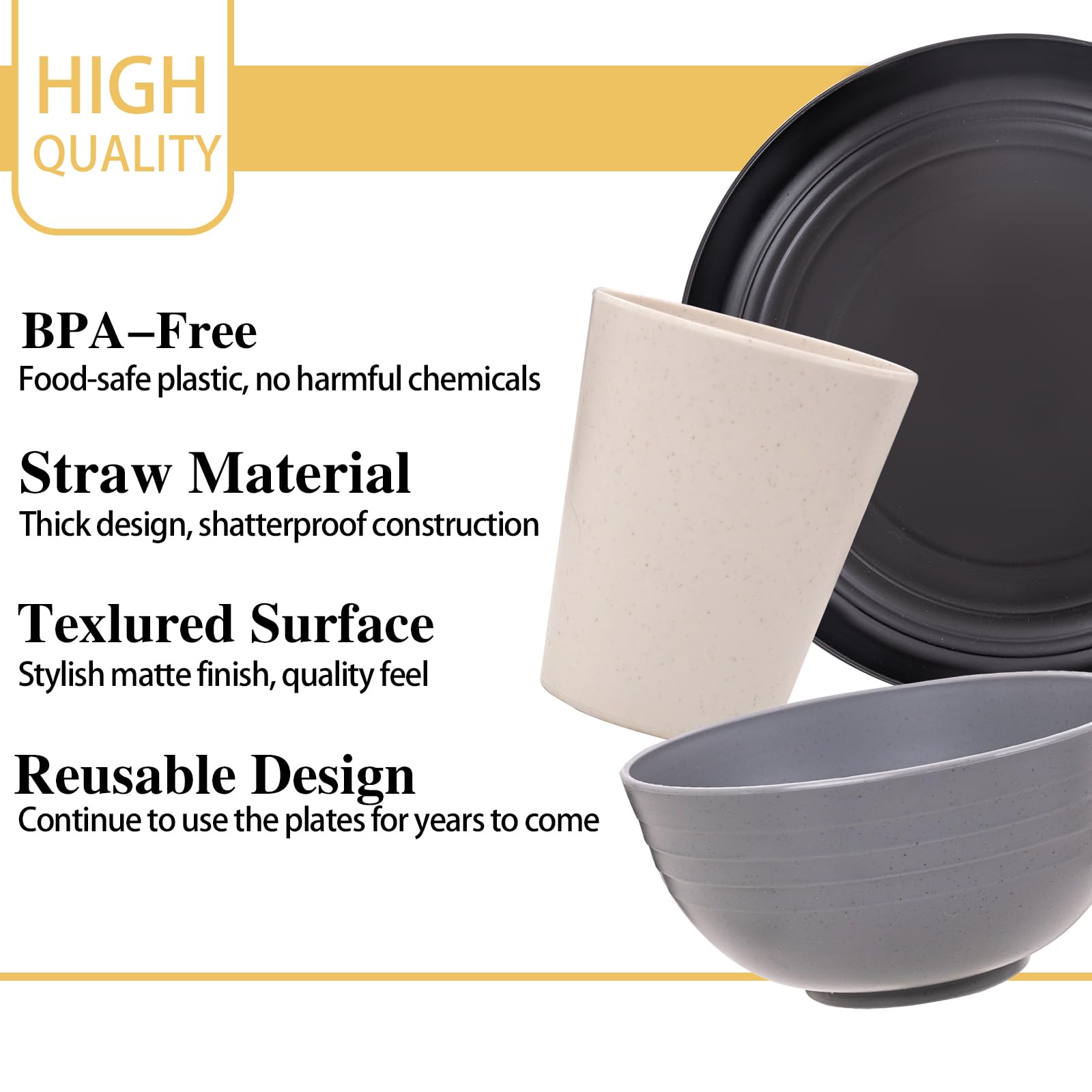 Rubtlamp 16-piece set arranged for kitchen and camping use, versatile and durable.