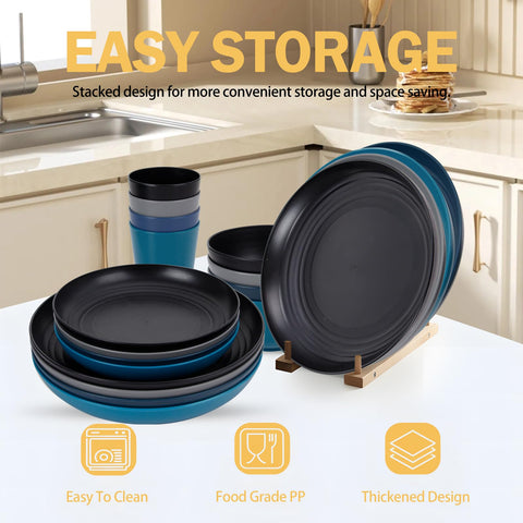 Rubtlamp multi-color set enhances dining ambiance and keeps meals organized