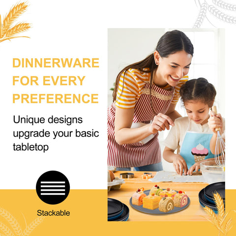 Rubtlamp stackable design saves cabinet space during meals and storage