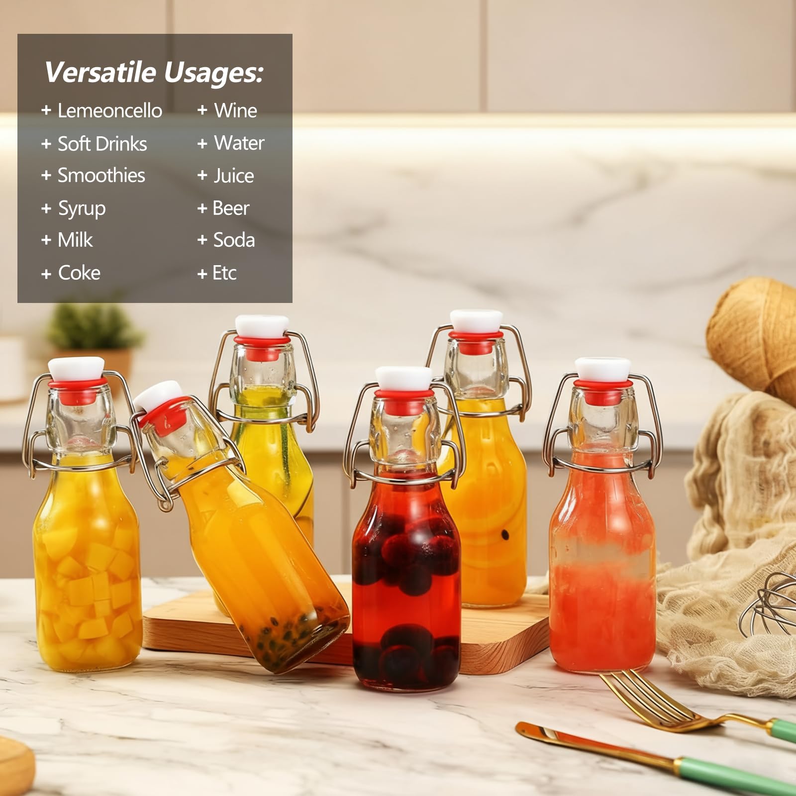 Ruckae beer or kefir bottle ideal for brewing and portable transport.