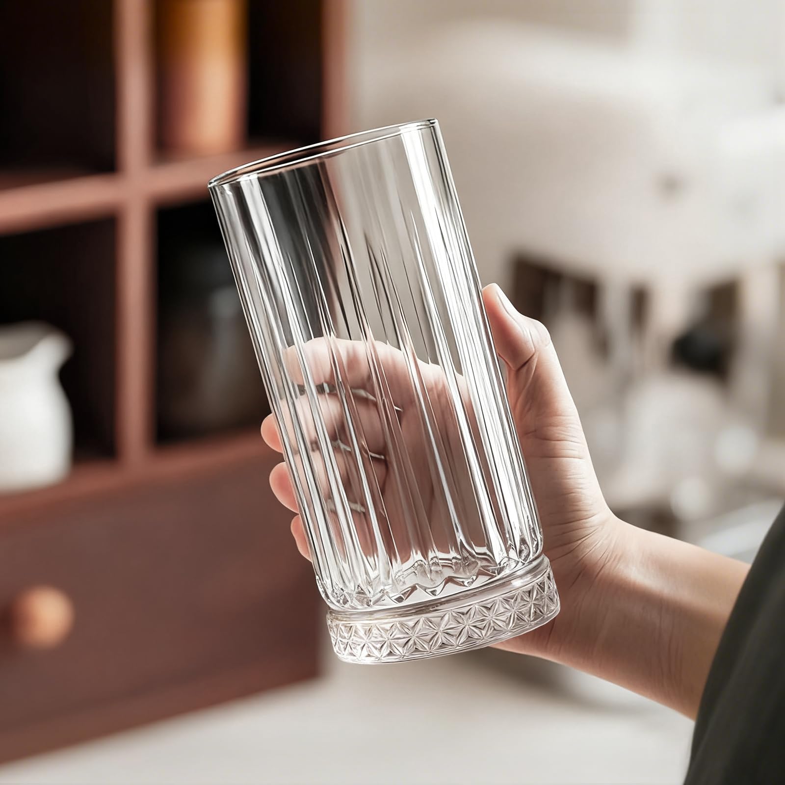 Ruckae glassware suited for home bars and entertaining