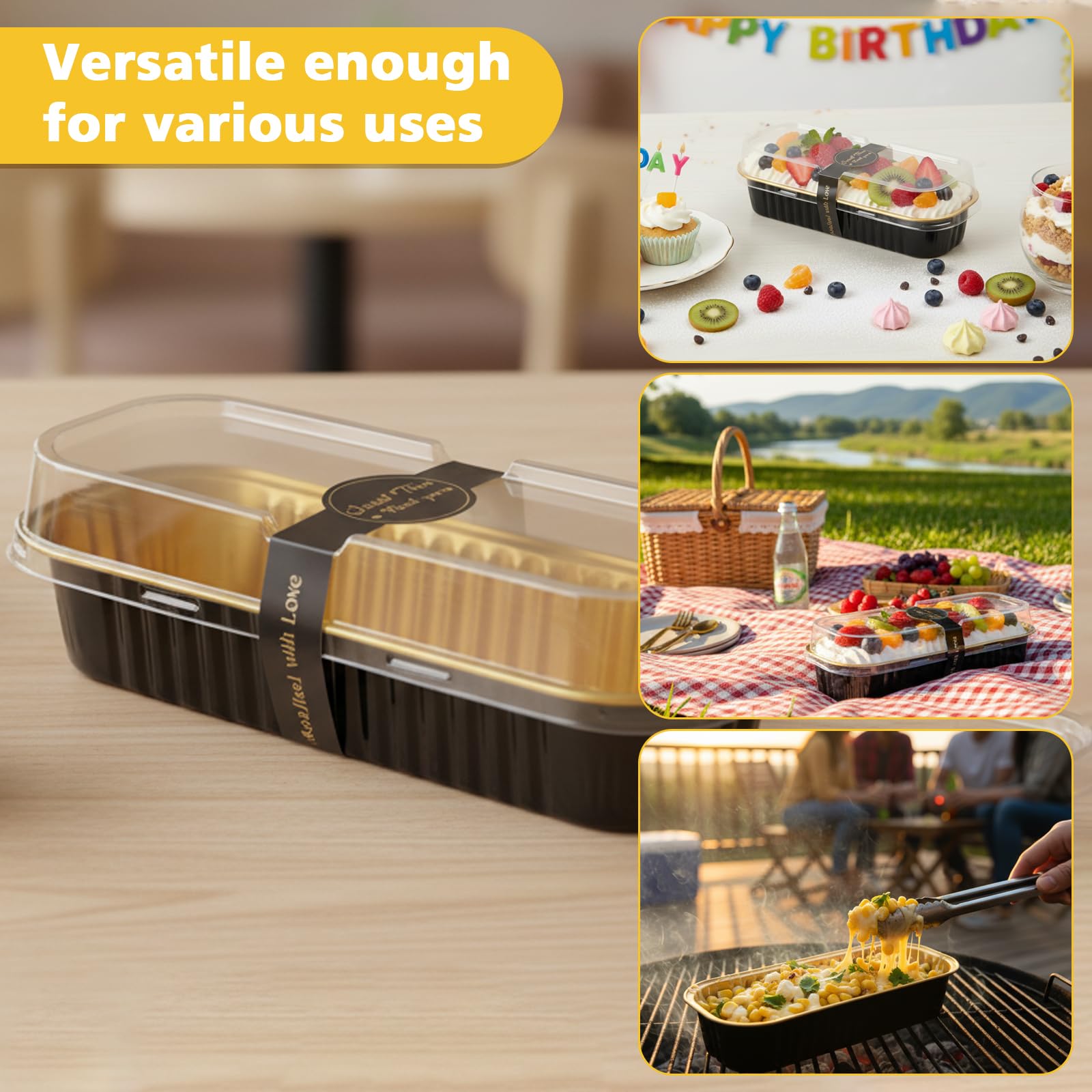 Ruckae pans safe for oven, fridge and air fryer for versatile use