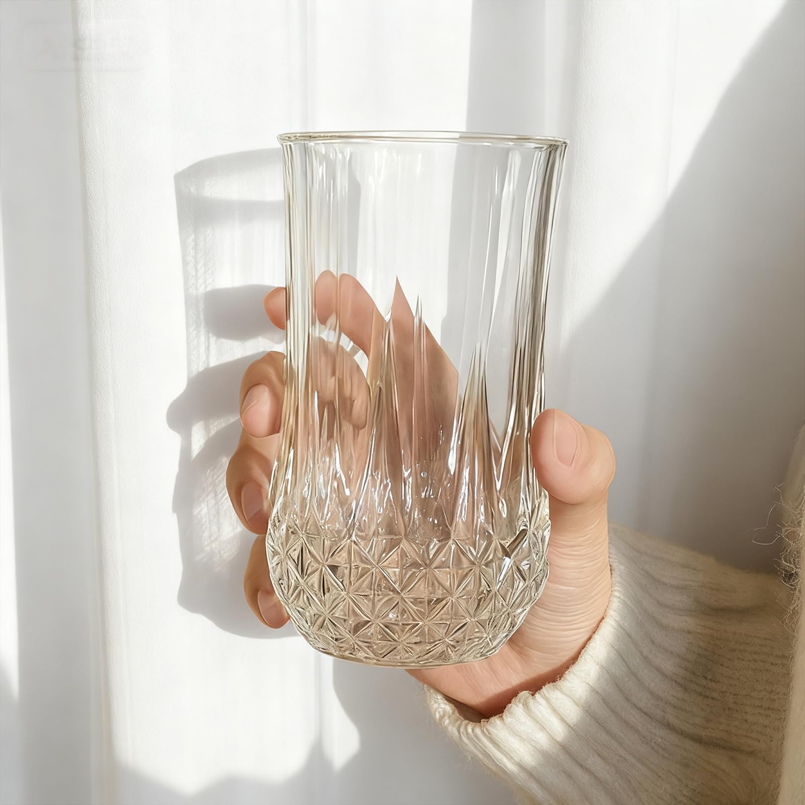 Ruckae lead-free glass adds a sustainable touch to everyday sipping.