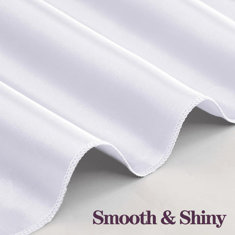RUDONG M satin napkins machine washable for reuse at events