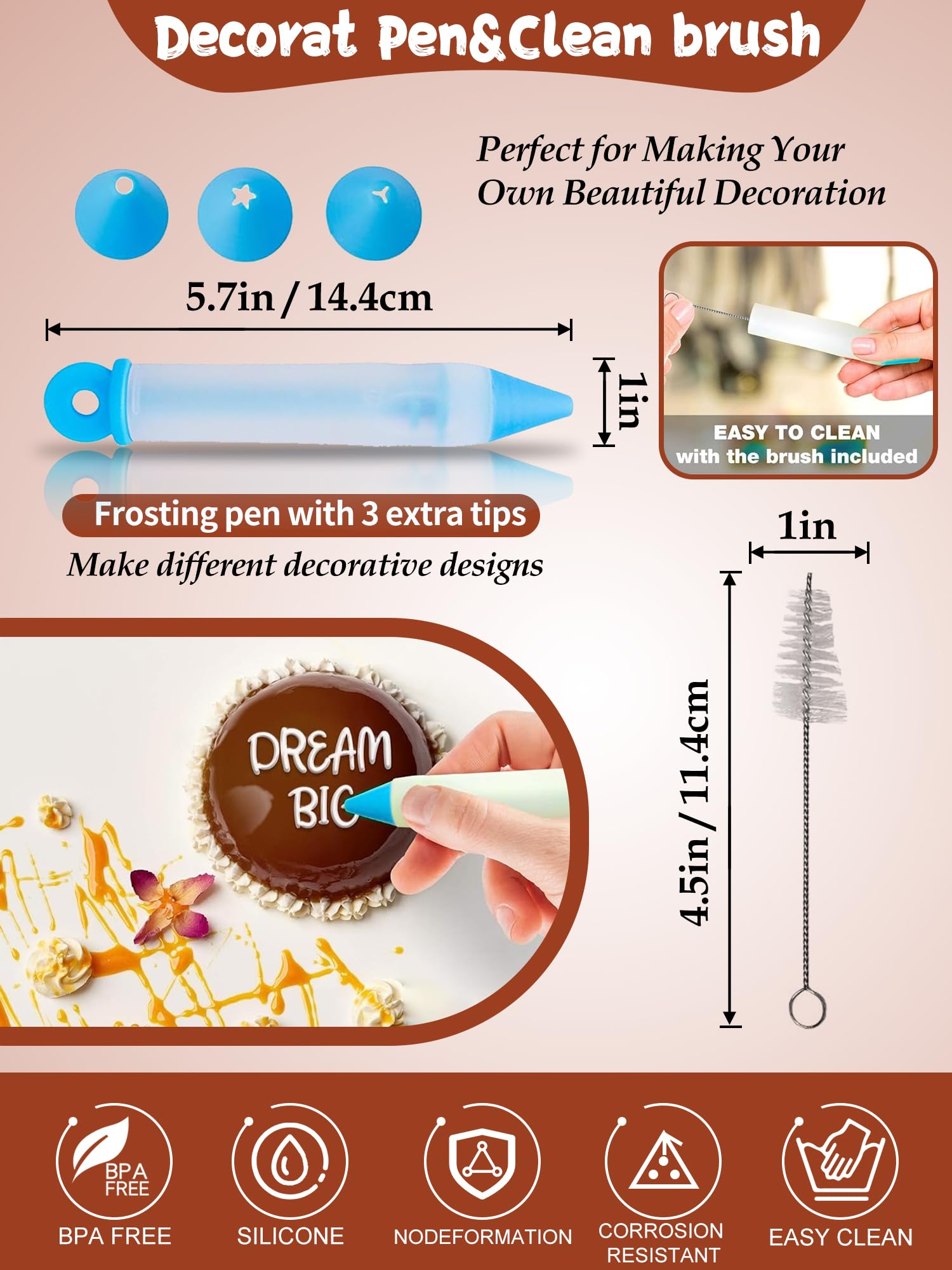 RUGVOMWM Semi-sphere 2-inch molds for elegant dessert domes.