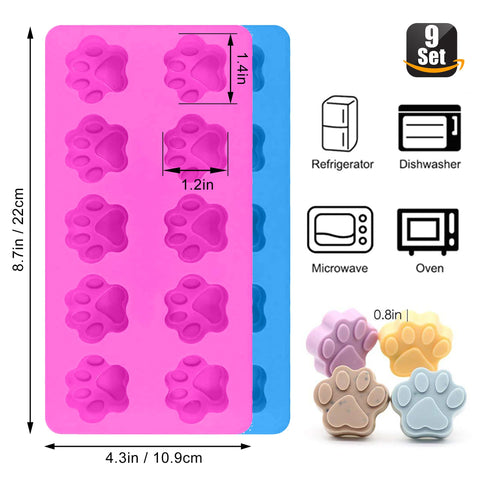 RUGVOMWM silicone molds are oven safe for chocolate, jelly, or candy creations.