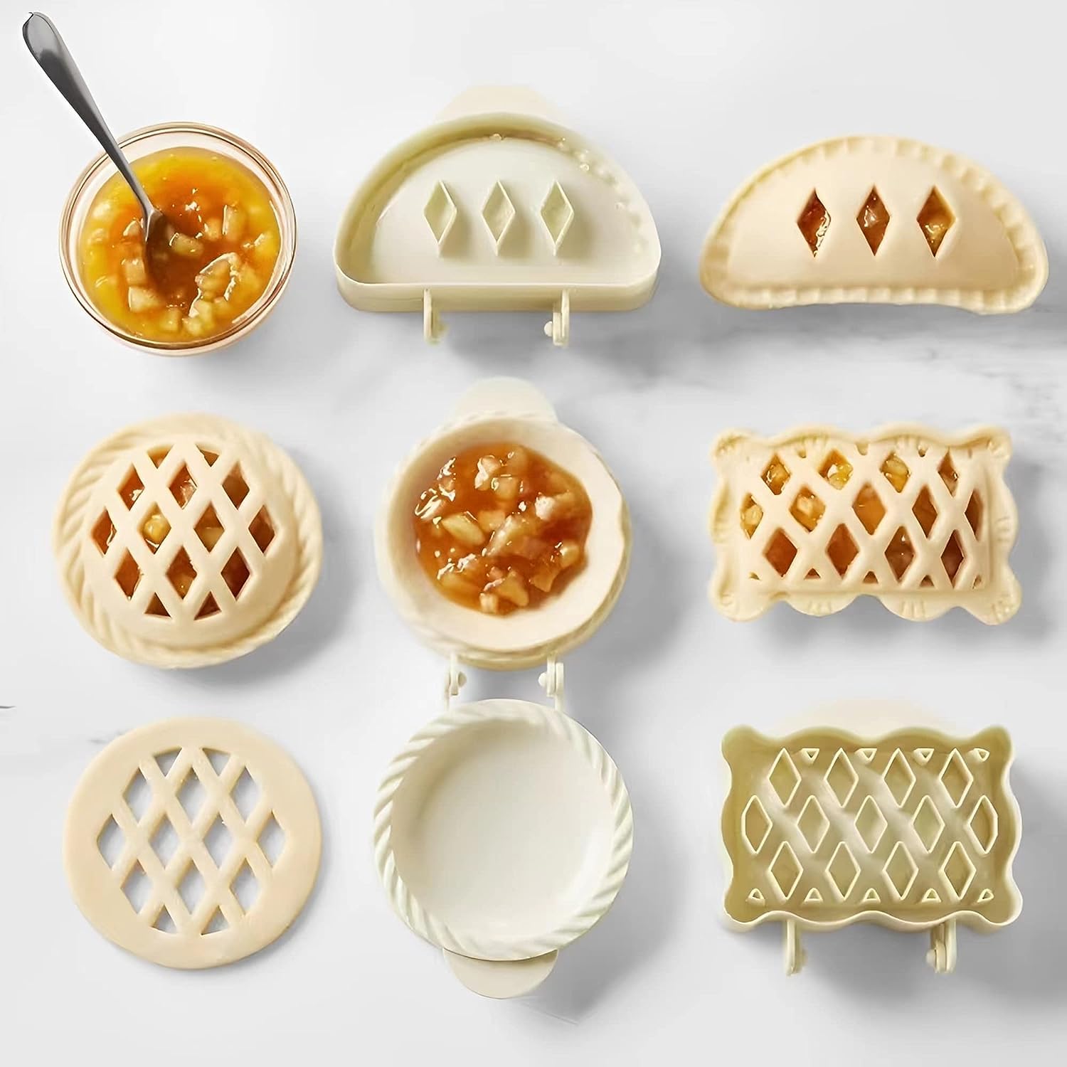 RuiGou-GuoLong apple-shaped pie mold for perfect decorative hand pies