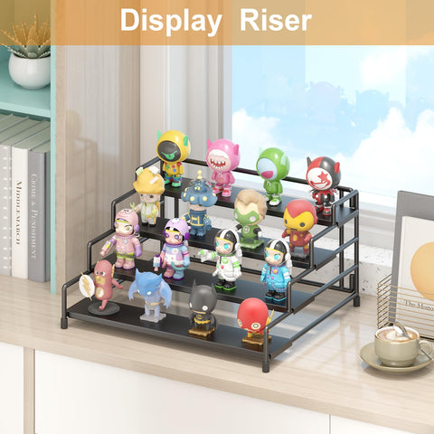 RUILALIFE cabinet organization idea with tiered display enhances kitchen order.
