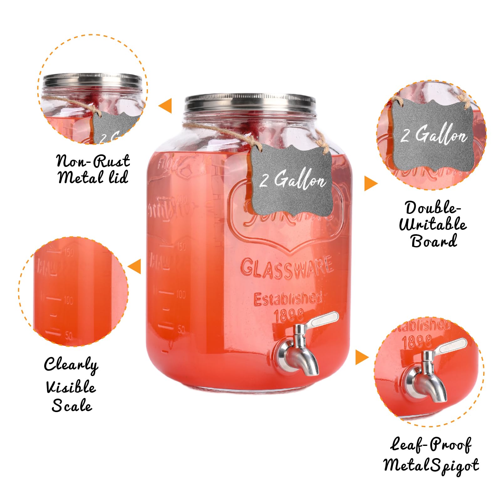 RuileMei chalkboard label for quick drink naming at events
