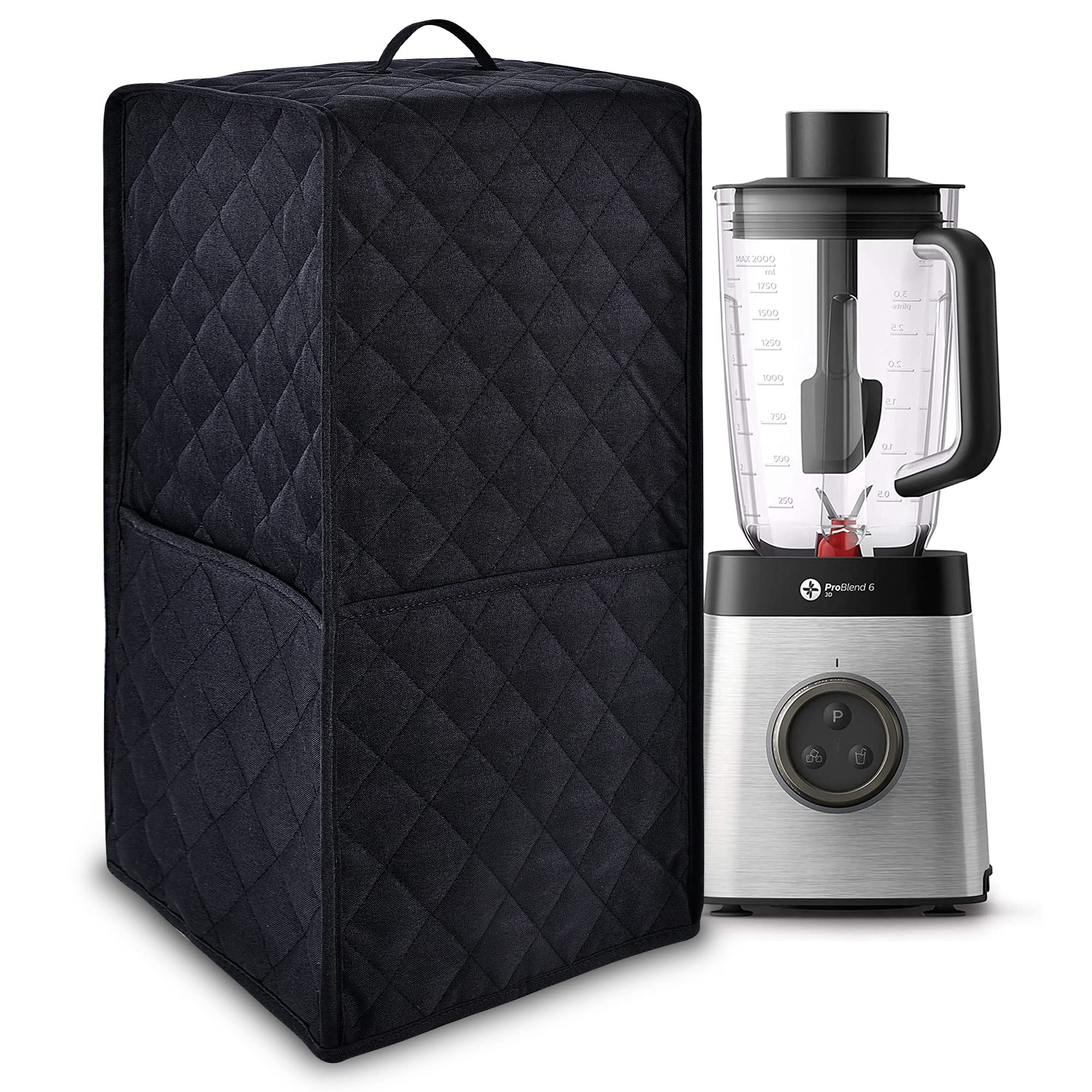 Ruilery blender cover for Ninja Foodi in black protects from dust