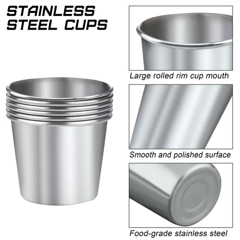 Ruisita stainless steel cups resist rust and odors for daily use.