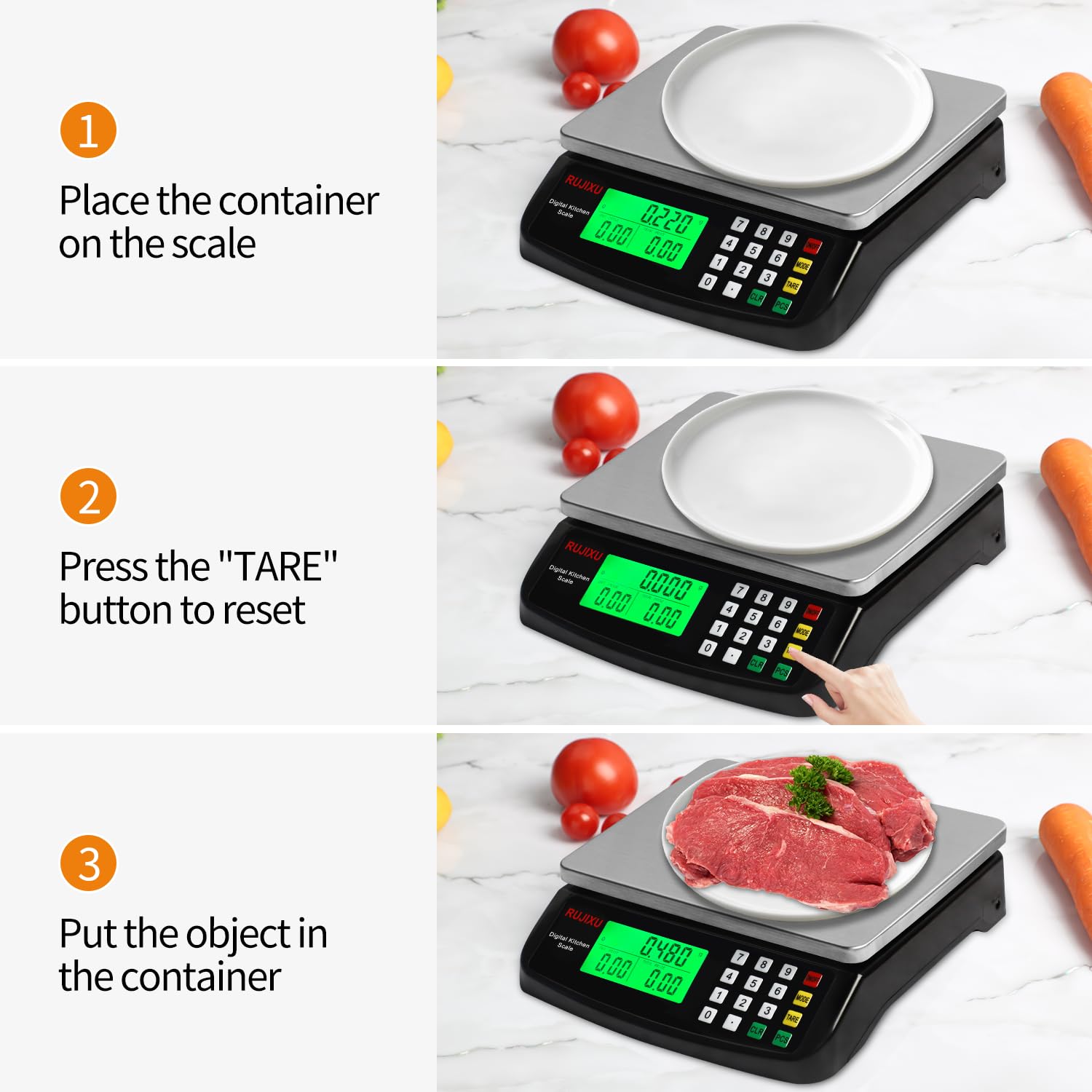 RUJIXU ideal for deli, bakery, grocery, and bulk food workflows.