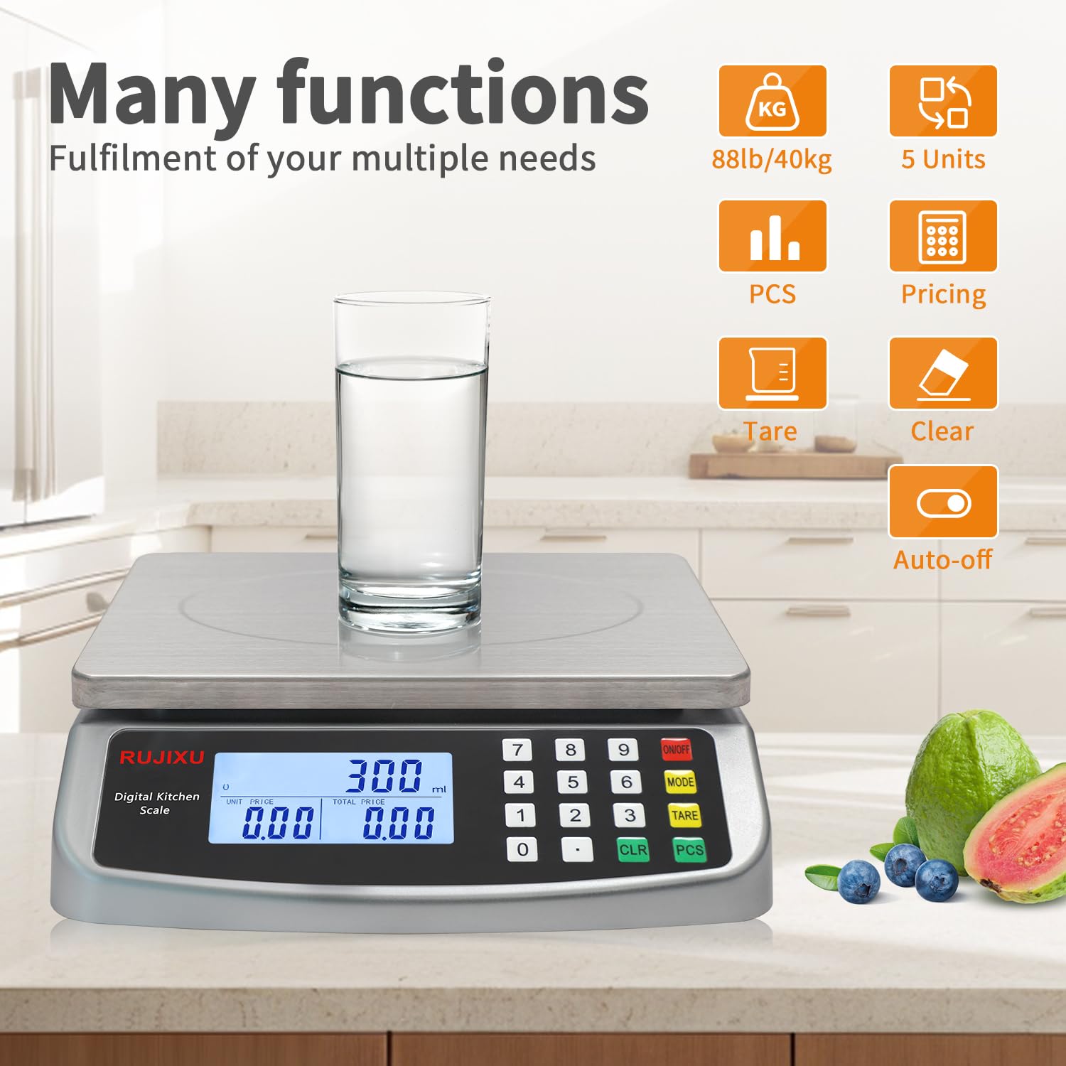 RUJIXU Food Scale kitchen use for cooking and baking