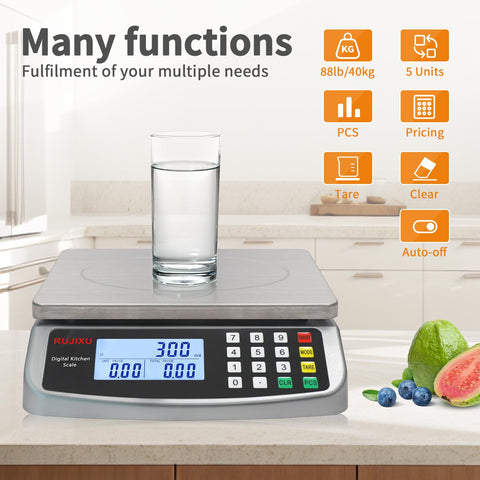 RUJIXU Food Scale kitchen use for cooking and baking
