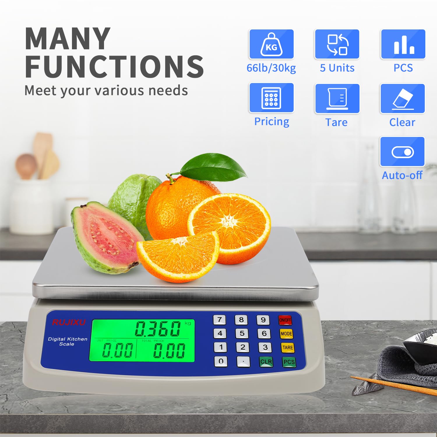 RUJIXU tare function zeros weights for precise measurements