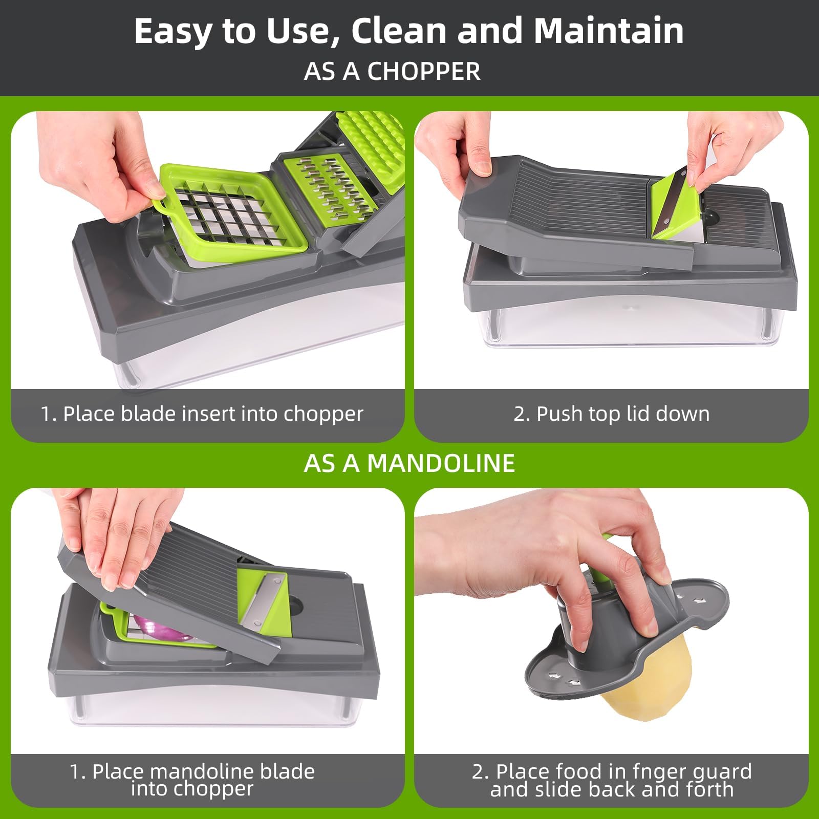 RüK container with lid highlighting 1.5 liter capacity for mess-free prep