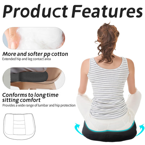 Runfider seat cushion fits most cars, trucks, and SUVs for versatile use