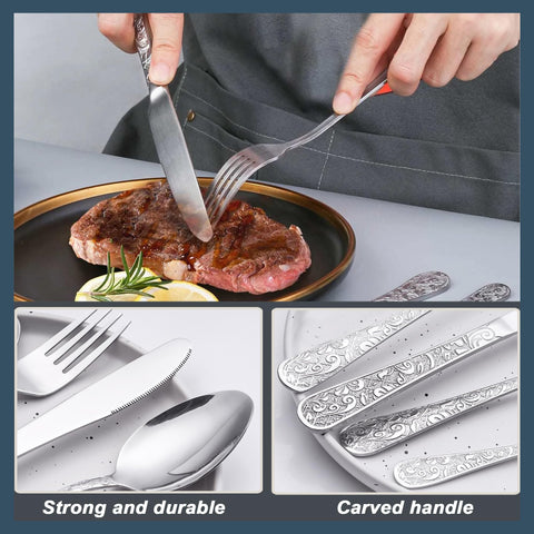 Runfly utensils are solid and well-balanced for easy use.