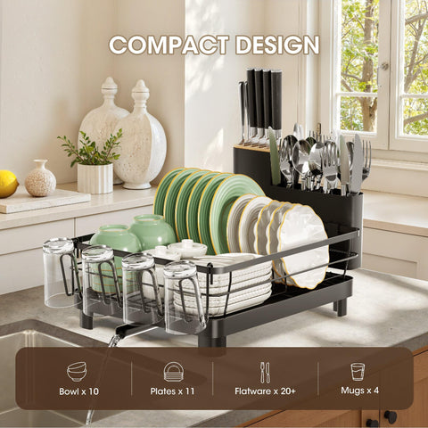 Runnatal detachable utensil holder and knife block keeps cutlery organized.