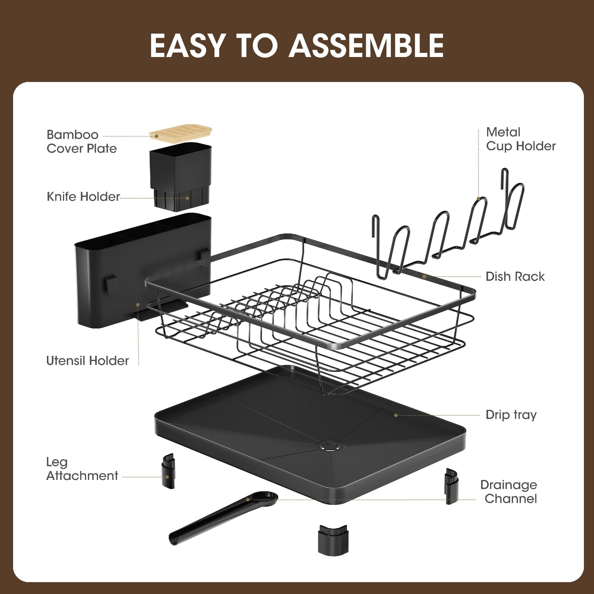Runnatal rust-resistant frame uses carbon steel and PP plastics for durability.