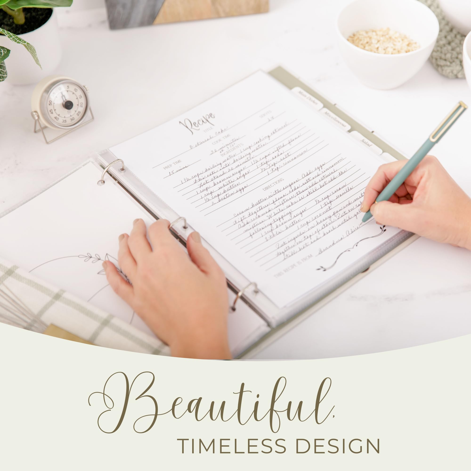 Rural Roots Mercantile conversion chart helps organize full-page recipe cards